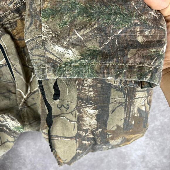 Realtree Men's Camo Hunting Scent Blocker Size L Pants - Picture 4 of 8